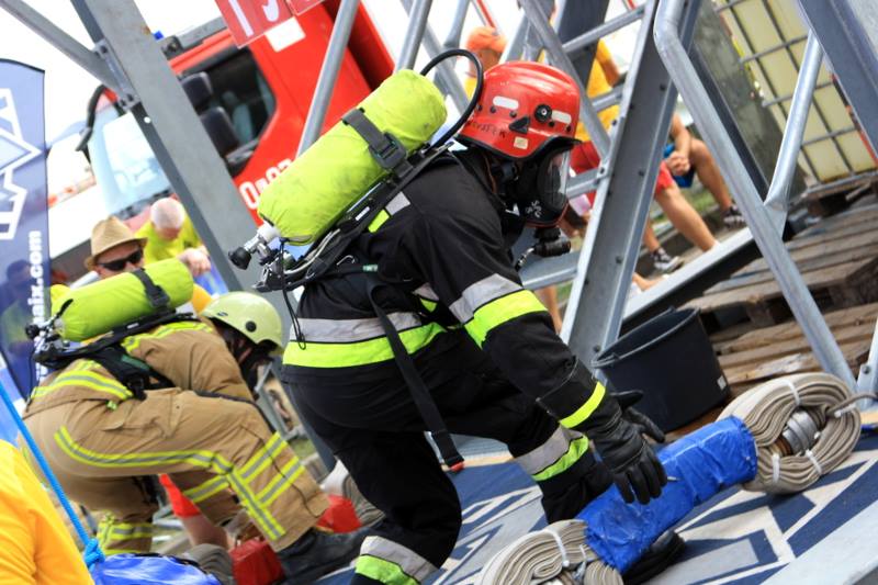 World Rescue Service & Public Safety Firefighter Combat Challenge Warsaw Cup z DRAGON WINCH!