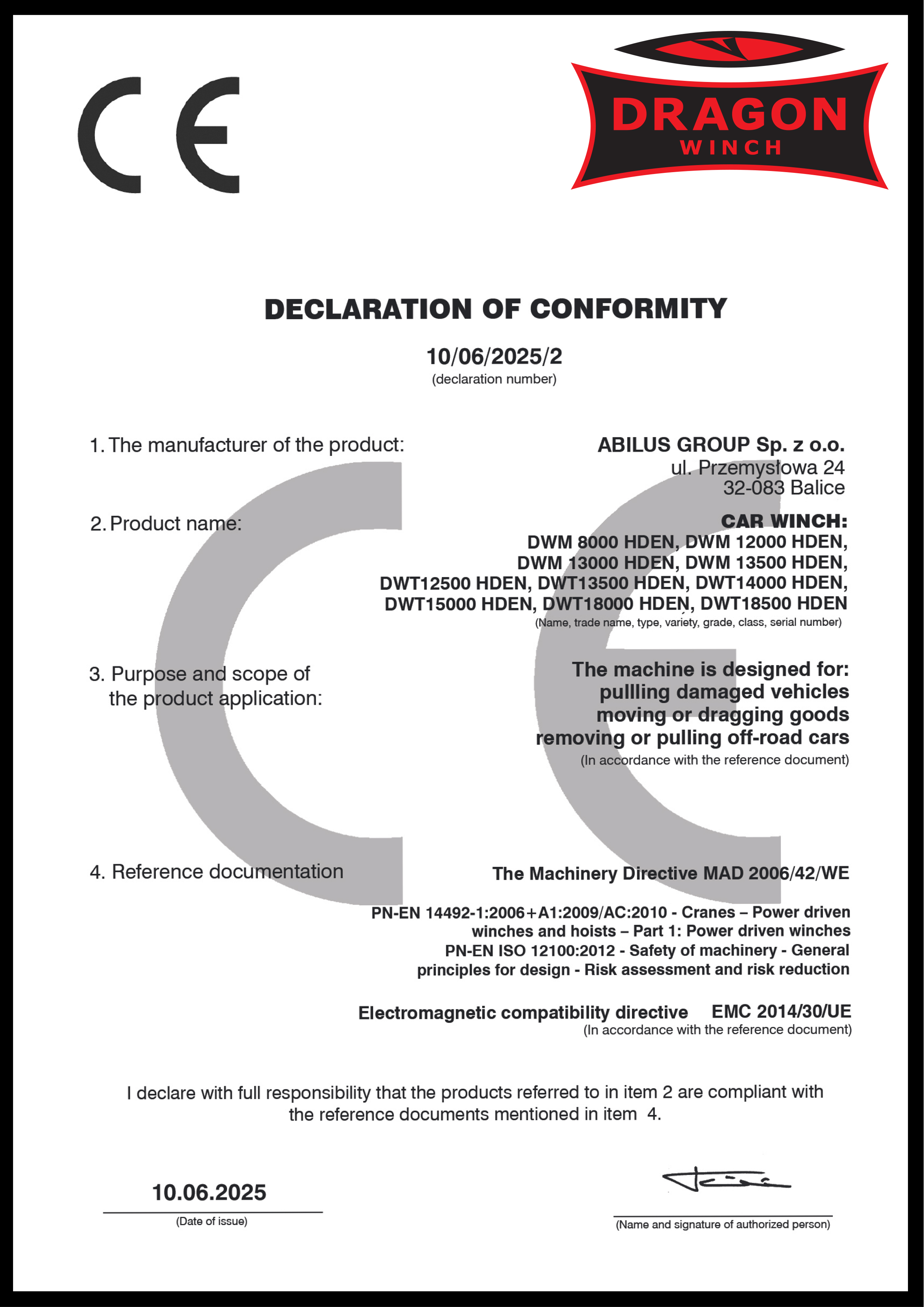 CE ENG Electric EN 2025