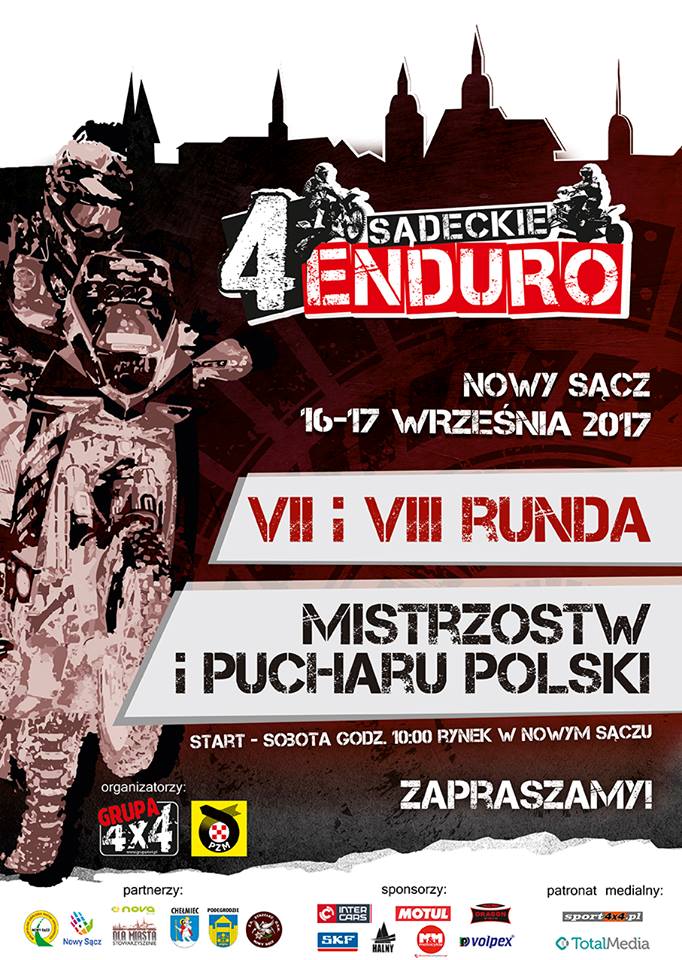 Zapraszamy na VII i VIII eliminację Mistrzostw Polski oraz Pucharu Polski Enduro!