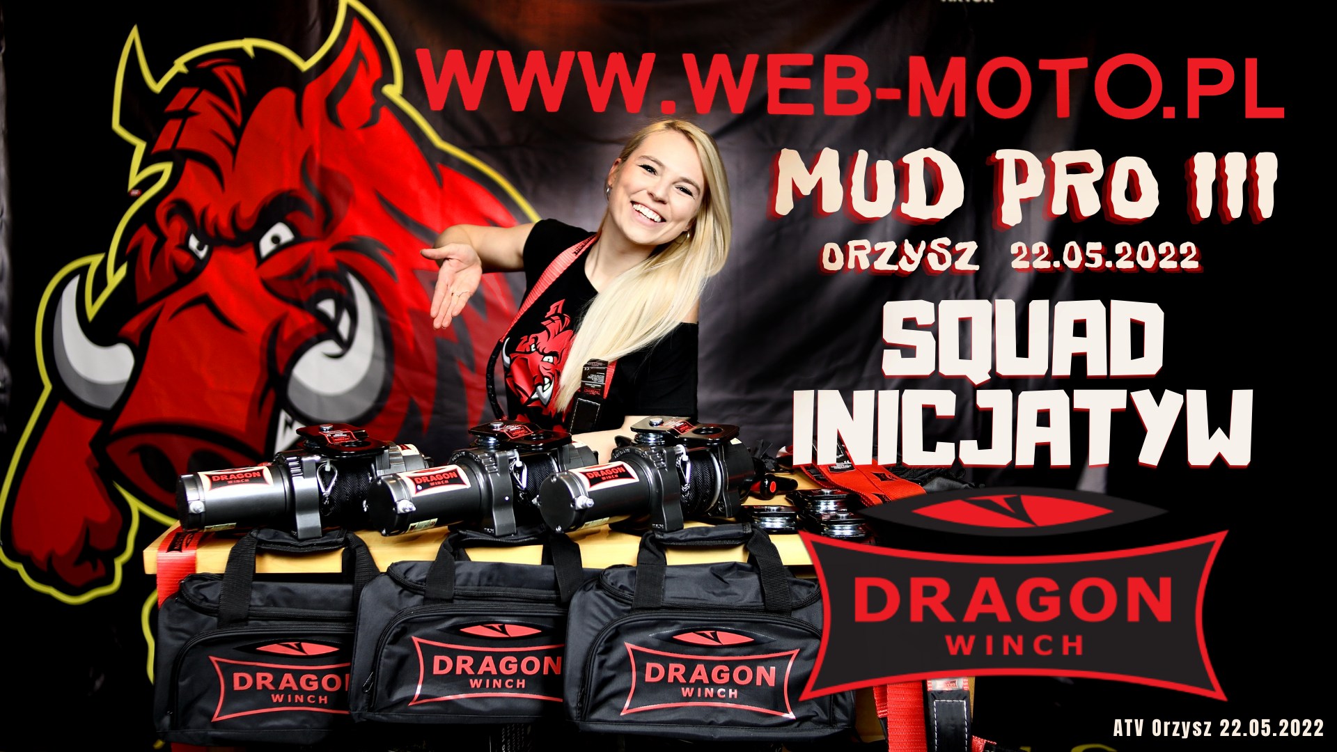 MUD PRO III z DRAGON WINCH 