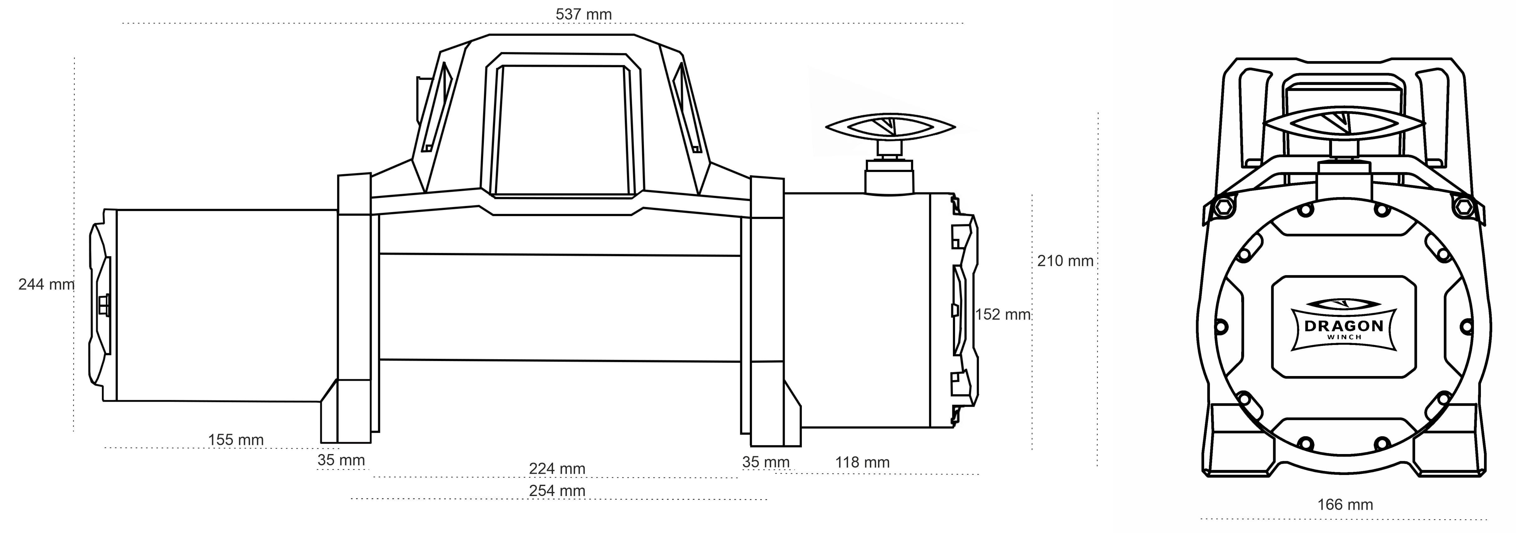 DWM 12000 HD WYMIARY