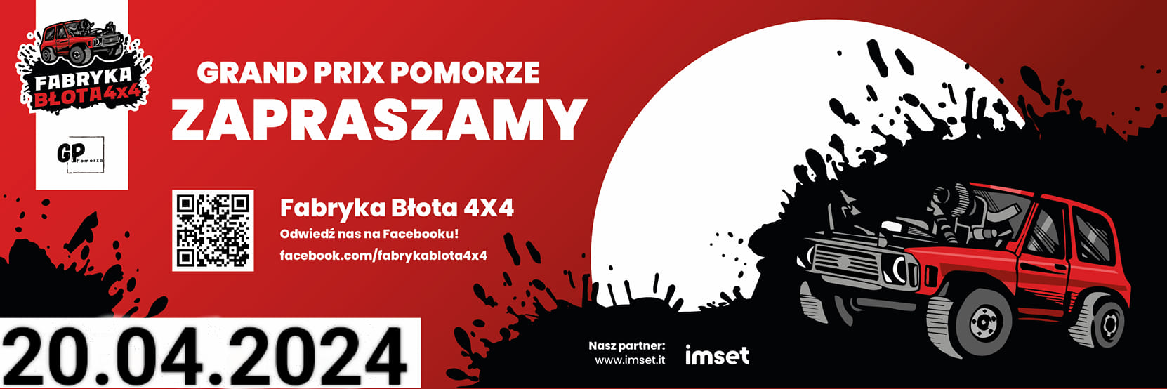 Zapraszam na pierwszą, tegoroczną edycję GP Pomorza, którą zaczynamy z Fabryką Błota 4x4!
