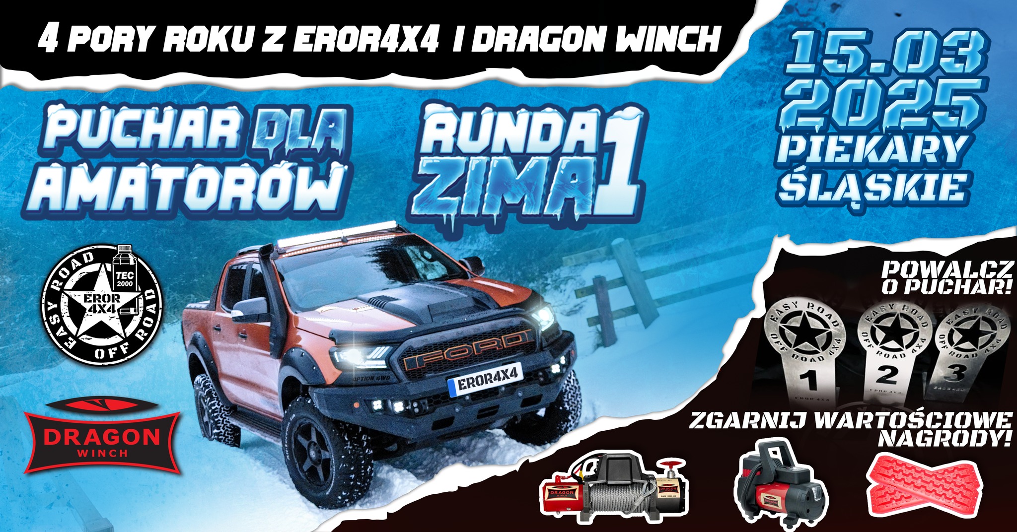 CZTERY PORY ROKU Z EROR4X4 I DRAGON WINCH - ZIMA już w sobotę!