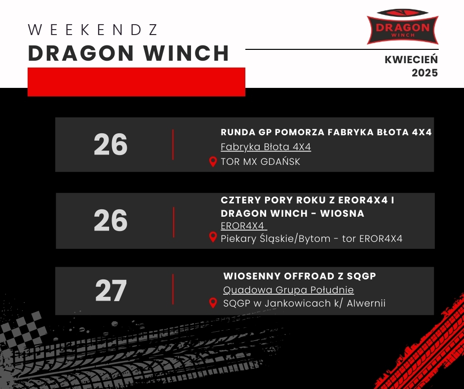 Weekend pełen adrenaliny z DRAGON WINCH!