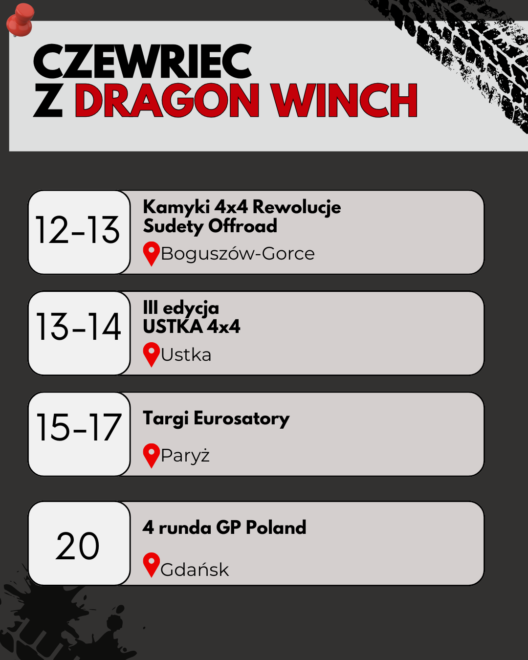 Czerwiec z Dragon Winch