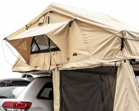 TENDA DA TETTO CON SPOGLIATOIO
