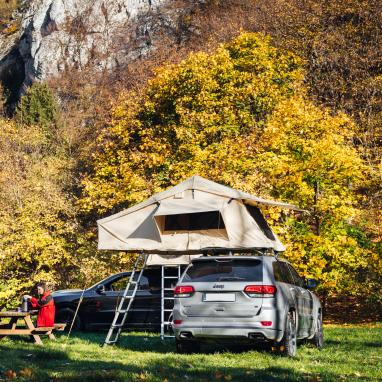 TENDA DA TETTO CON SPOGLIATOIO